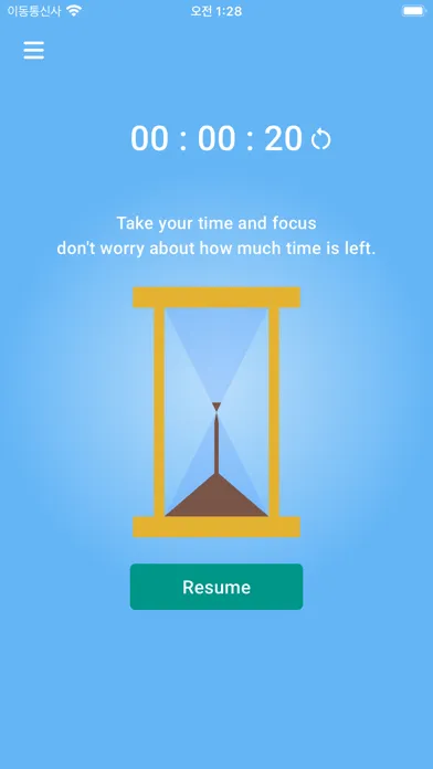 Hourglass-Heart at Ease Timer 스크린샷
