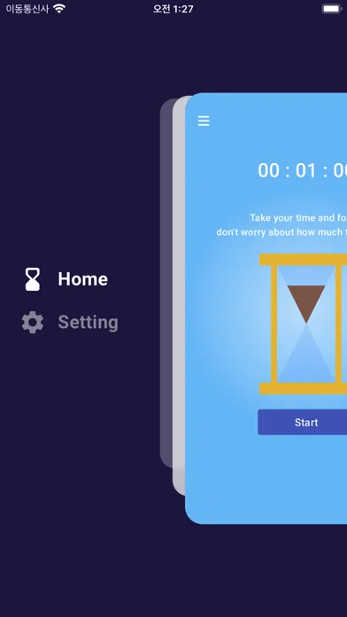 Hourglass-Heart at Ease Timer 스크린샷
