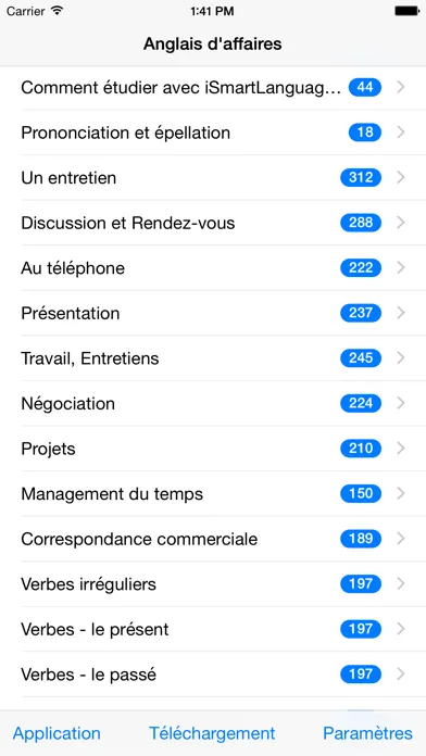 Anglais d'affaires应用截图