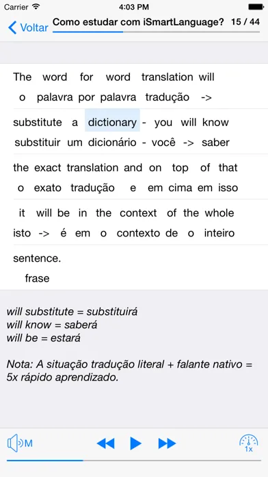 Captures d'écran de Inglês para negócios