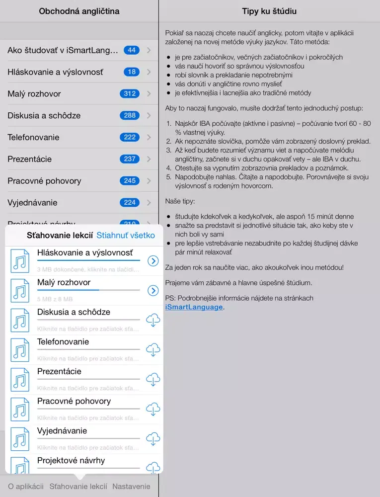 تصاویر Obchodná angličtina iPad 