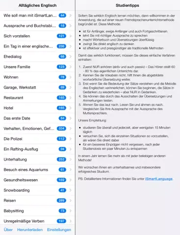 Alltägliches Englisch iPad 應用截圖