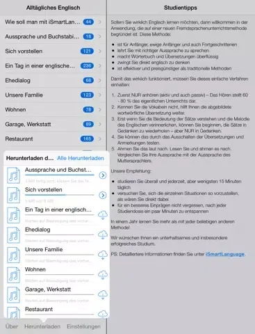 Alltägliches Englisch iPad 應用截圖