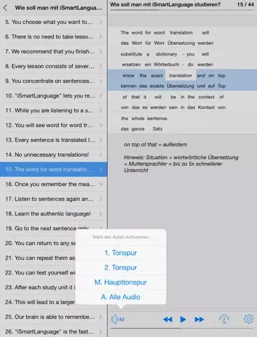 Alltägliches Englisch iPad 應用截圖