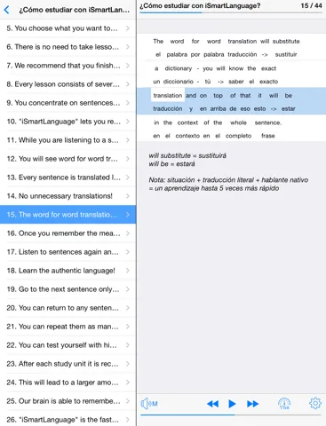 Captures d'écran de Inglés cotidiano iPad 
