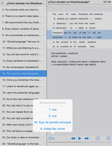 Captures d'écran de Inglés cotidiano iPad 