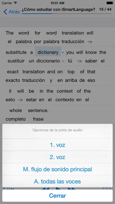 Captures d'écran de Inglés cotidiano