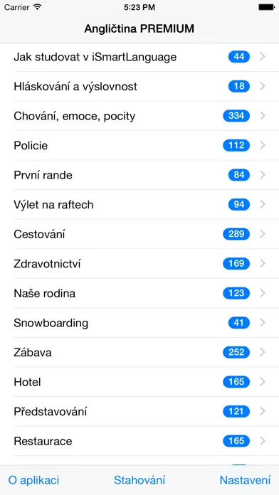 Скриншоты Angličtina PREMIUM