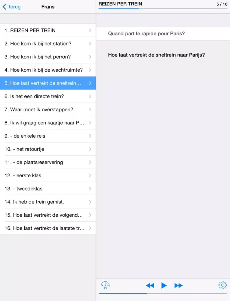 Conversatiegids iPad  स्क्रीनशॉट