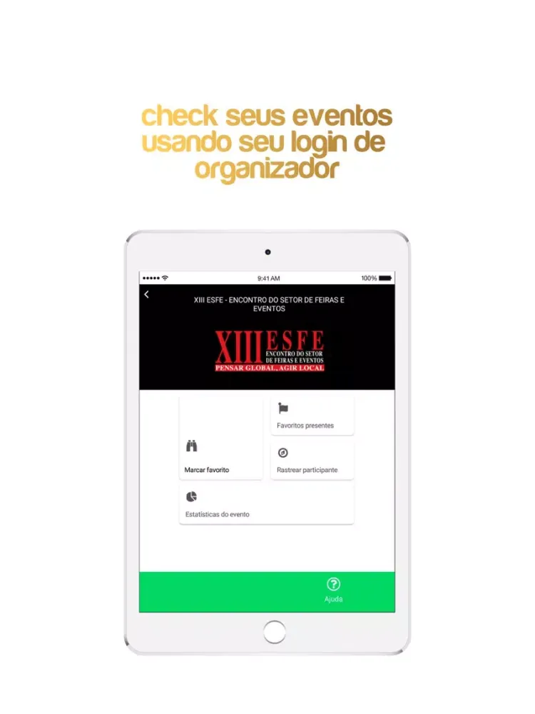 euVou Organizador iPad  स्क्रीनशॉट