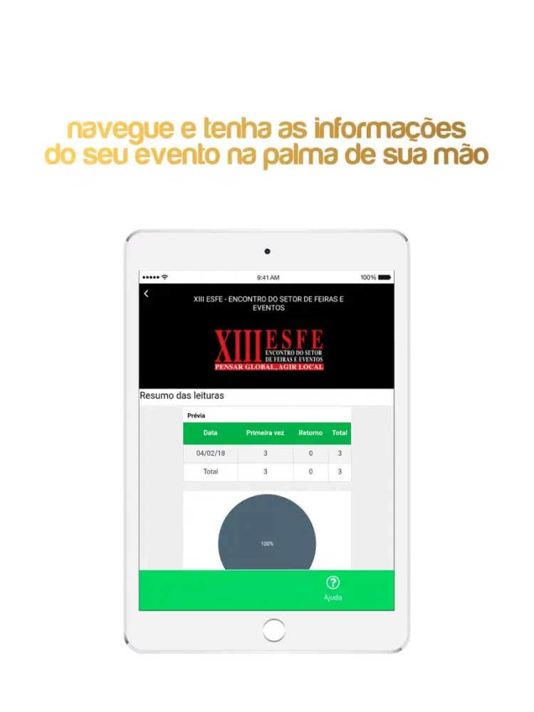 euVou Organizador iPad  स्क्रीनशॉट