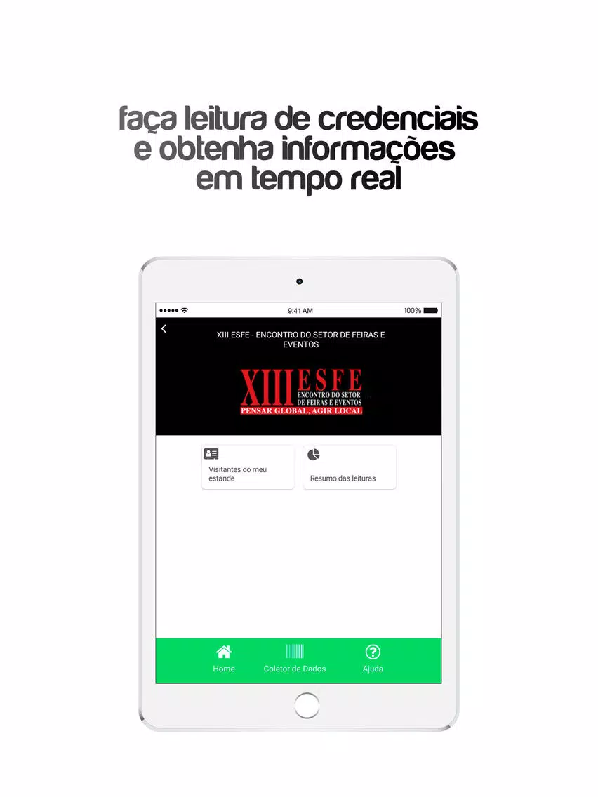 euVou Expositor iPad  Screenshots