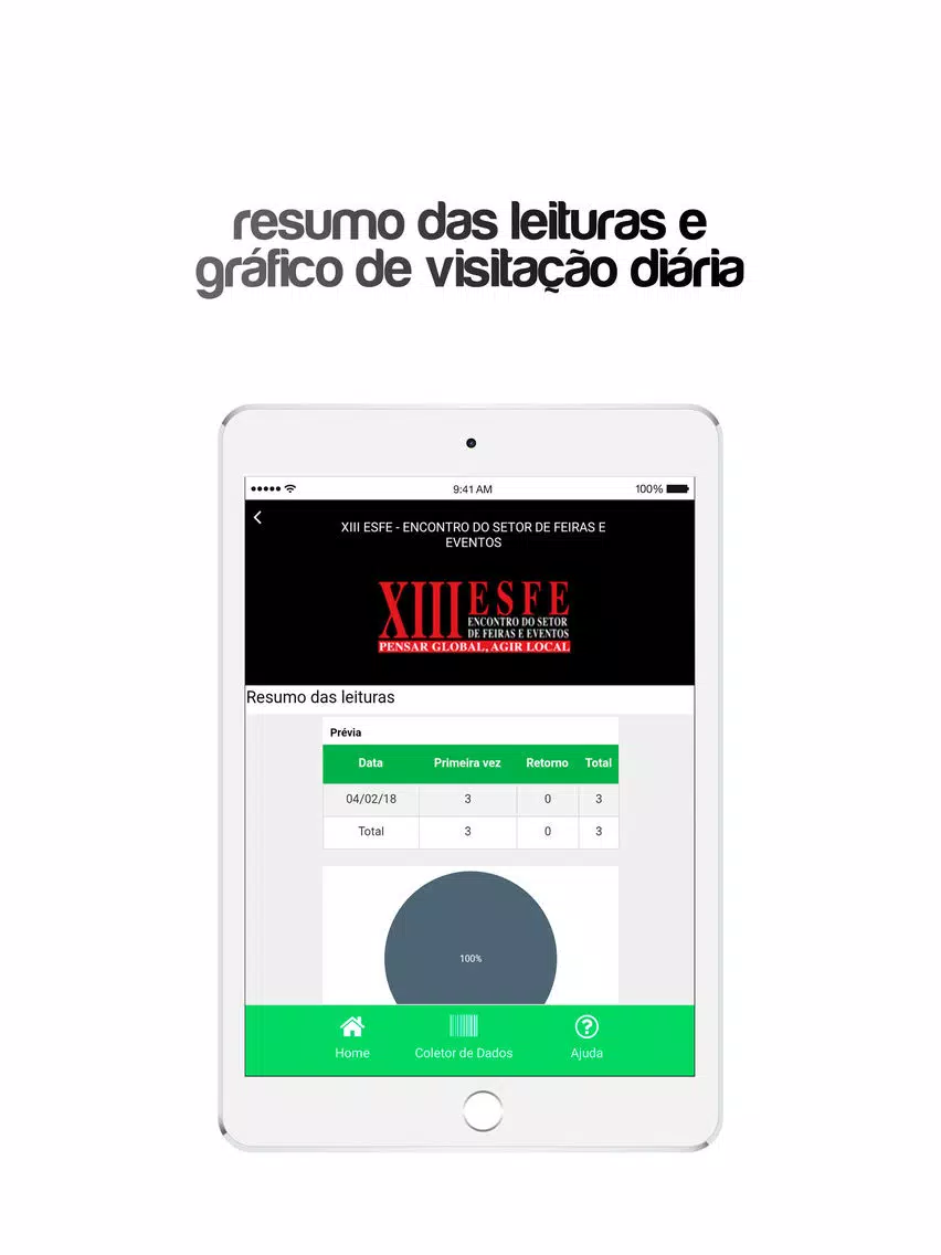 euVou Expositor iPad  Screenshots