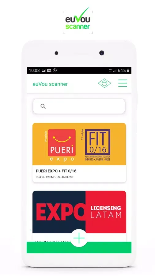 Ảnh chụp màn hình của euVou Scanner