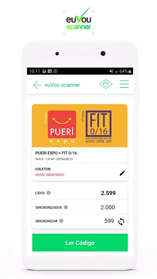 Ảnh chụp màn hình của euVou Scanner