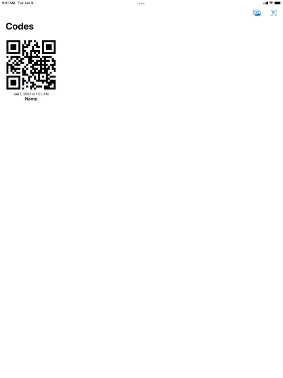QRWallet EV iPad  स्क्रीनशॉट