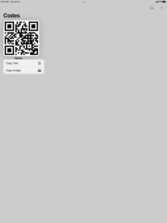 QRWallet EV iPad  स्क्रीनशॉट