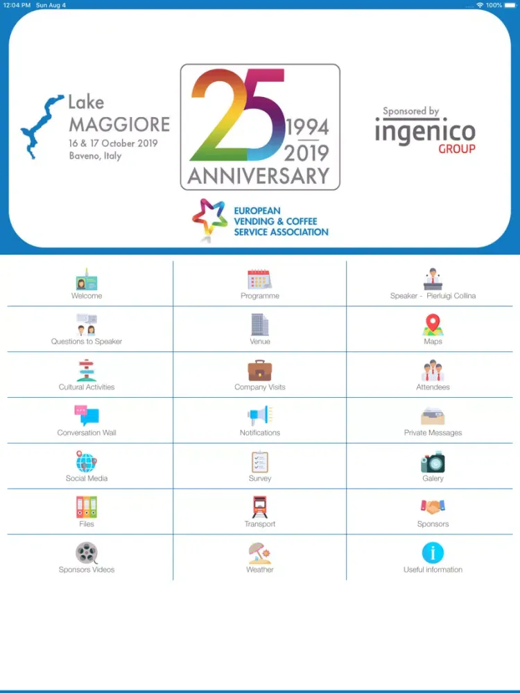 Tangkapan layar EVA 25th Anniversary iPad 