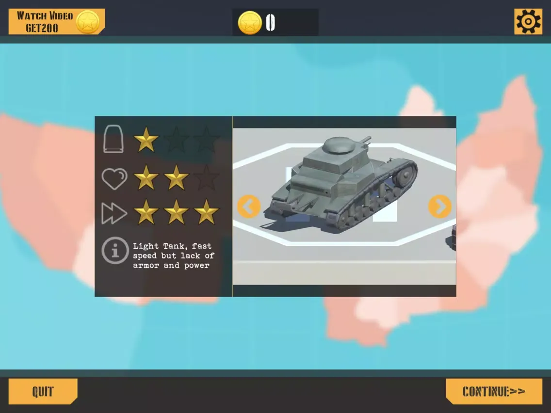 Capturas de tela do Tank Hero:Desert Operation iPad 