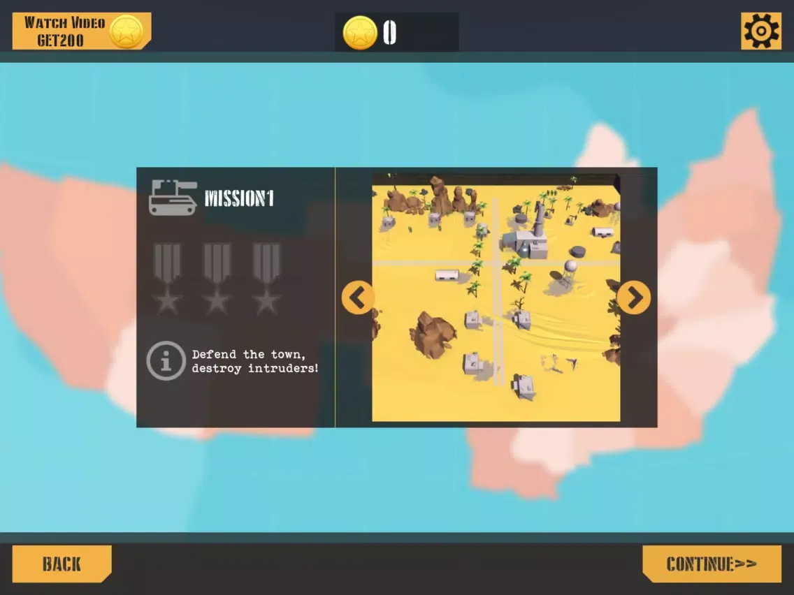 Capturas de tela do Tank Hero:Desert Operation iPad 