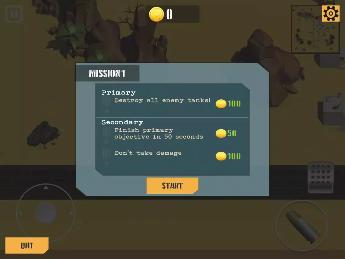 Capturas de tela do Tank Hero:Desert Operation iPad 