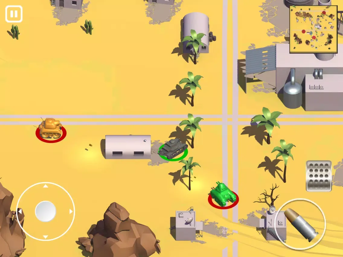 Capturas de tela do Tank Hero:Desert Operation iPad 