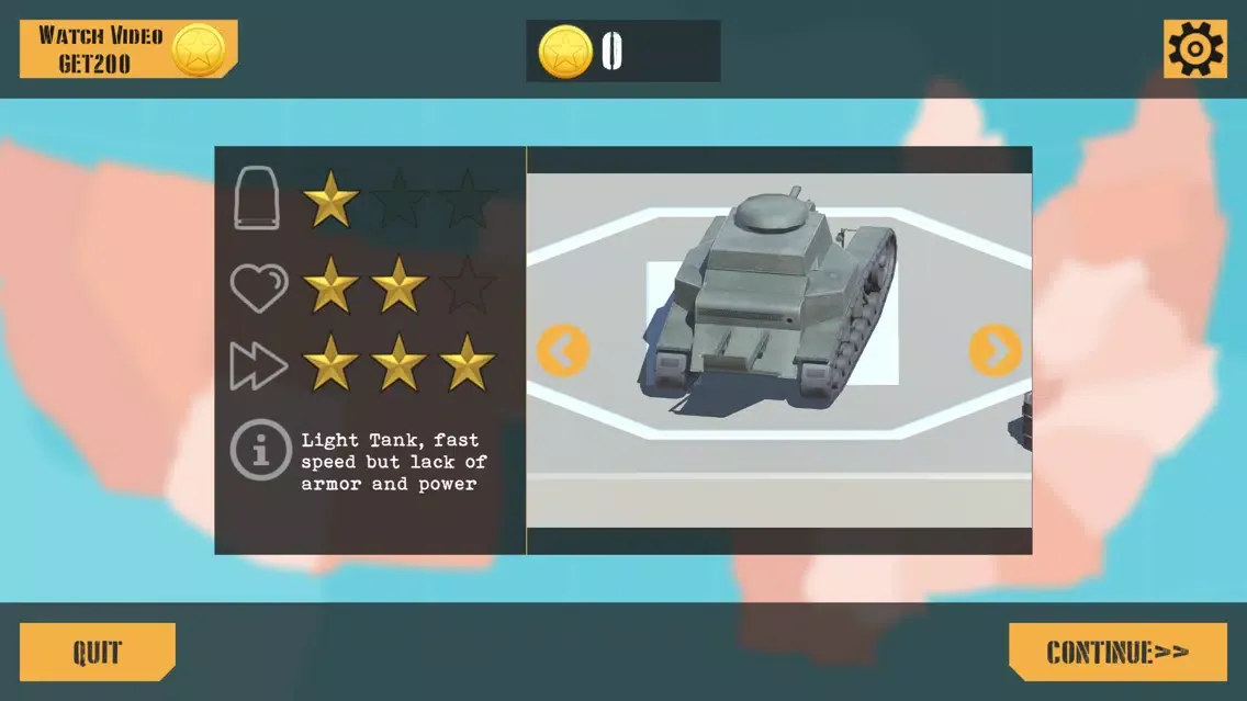 Capturas de tela do Tank Hero:Desert Operation