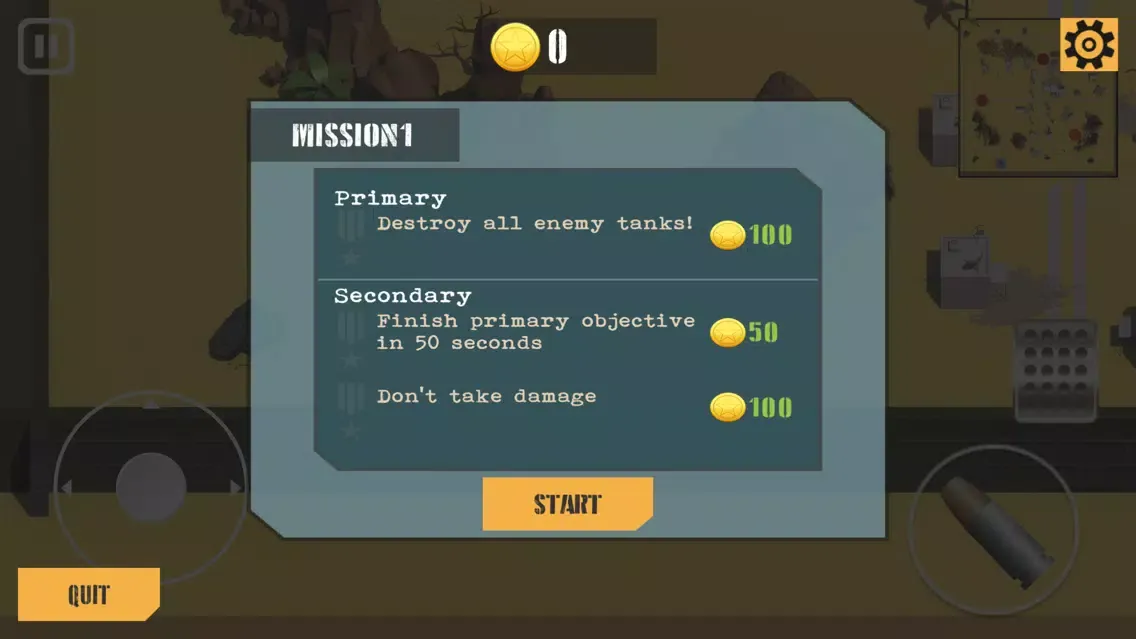 Capturas de tela do Tank Hero:Desert Operation