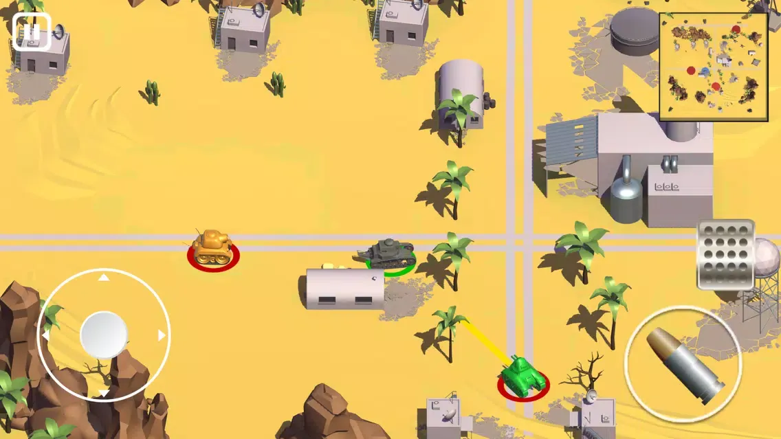 Capturas de tela do Tank Hero:Desert Operation