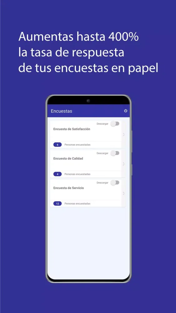 EVAA Survey سکرین شاٹس