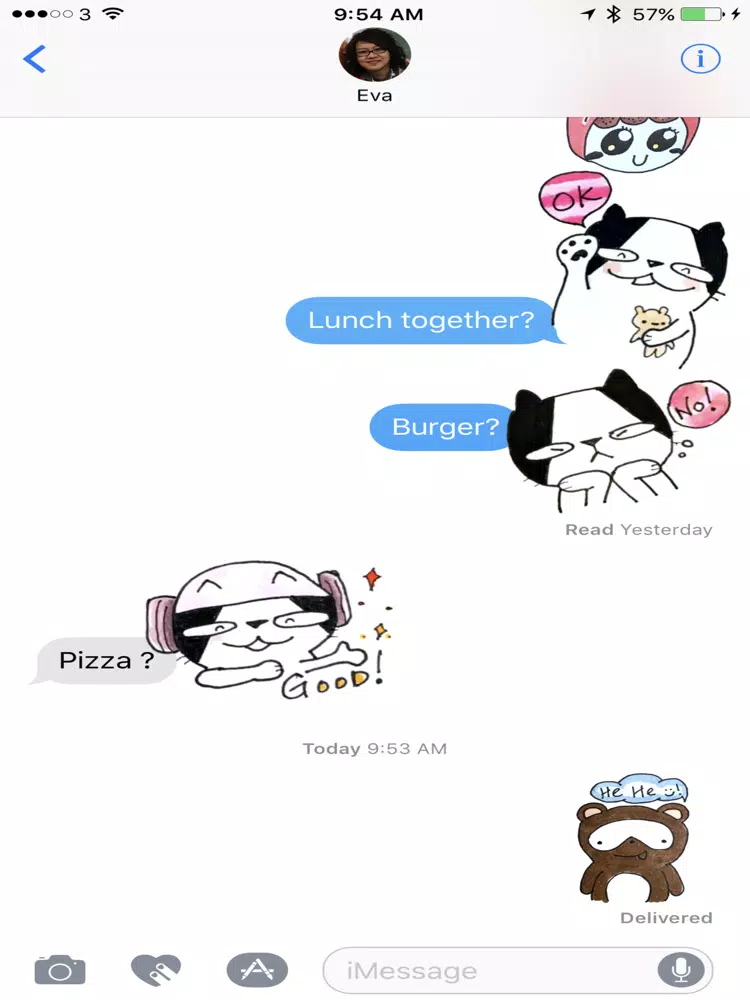 Скриншоты Doodle Funny Stickers Free iPad 