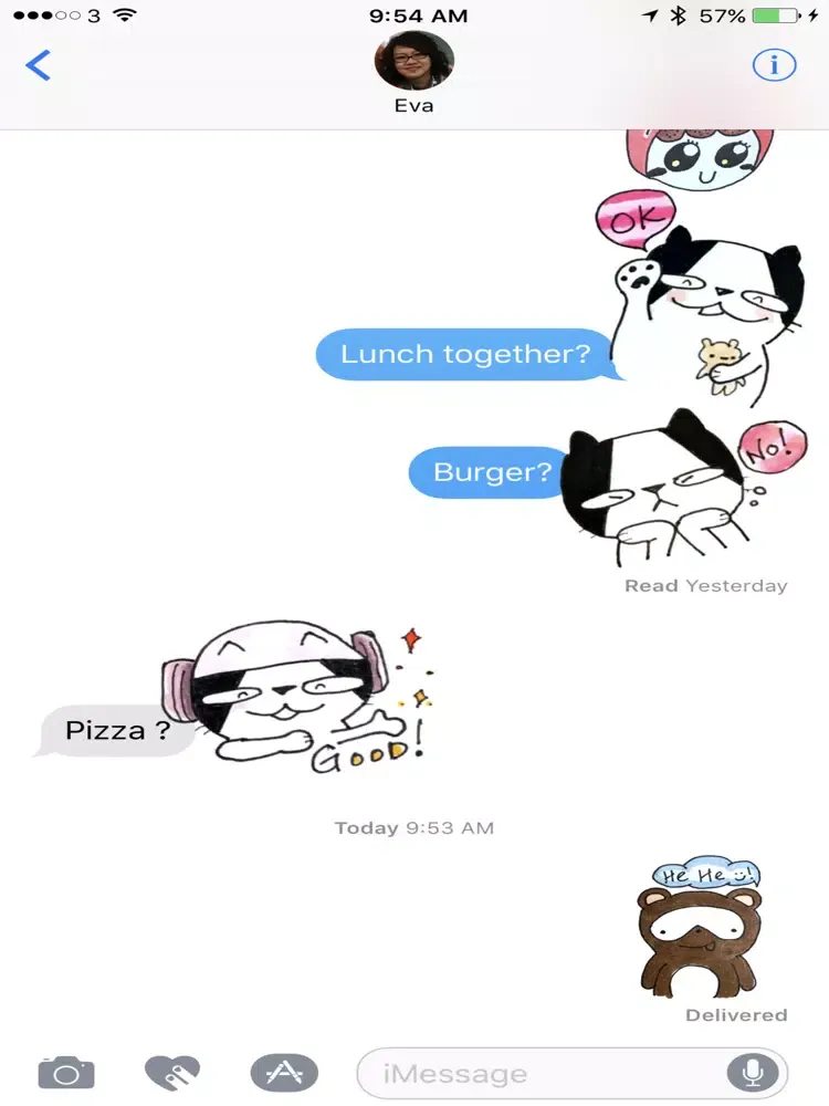 Doodle Funny Stickers Free iPad 應用截圖