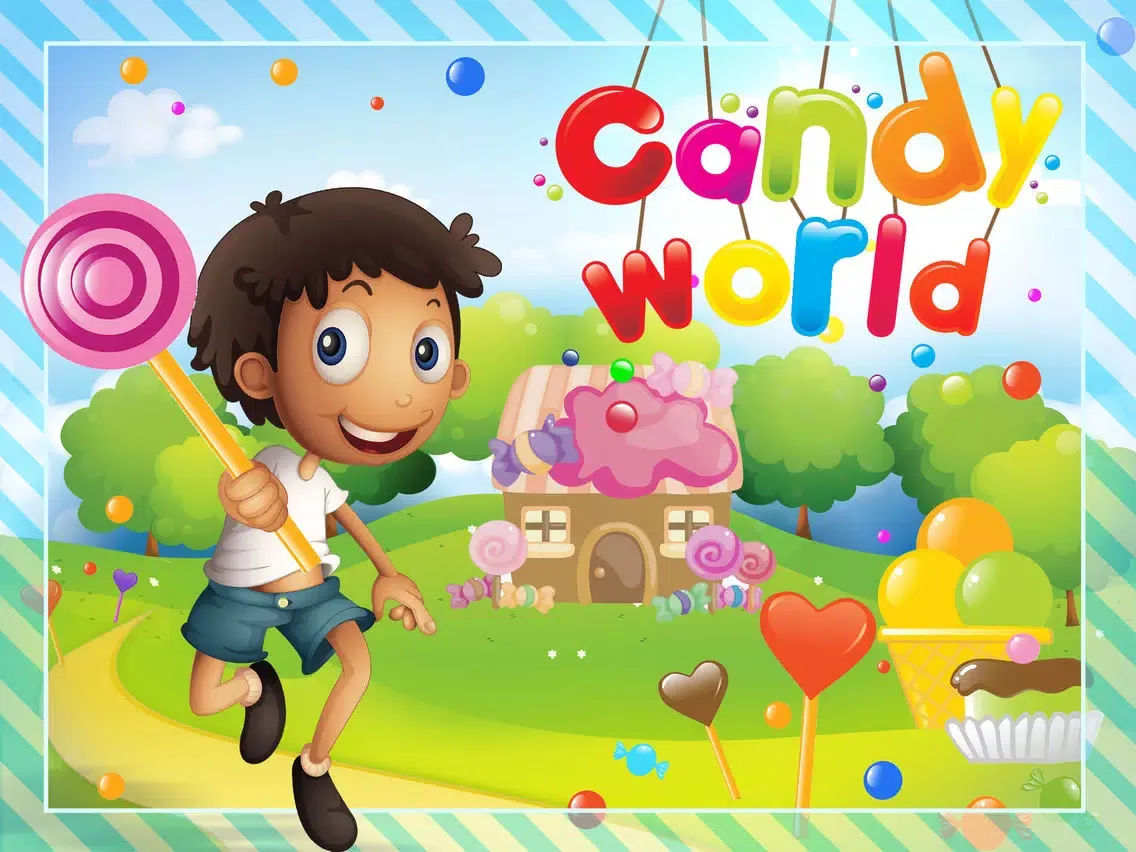 Candy World Free - The Sweet Factory - Lite Version iPad  Screenshots
