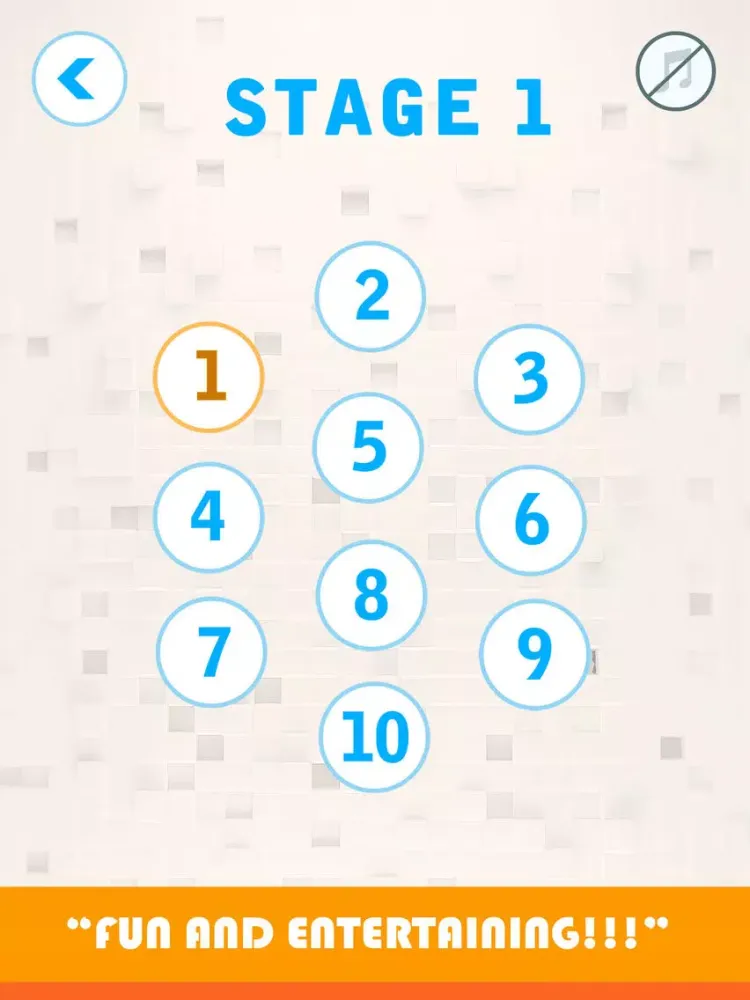ภาพหน้าจอของ Circle the Square - Don't let the Dot Jump Out iPad 