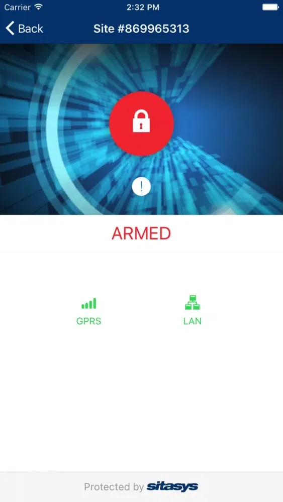 Sitasys Arm and Disarm 스크린샷