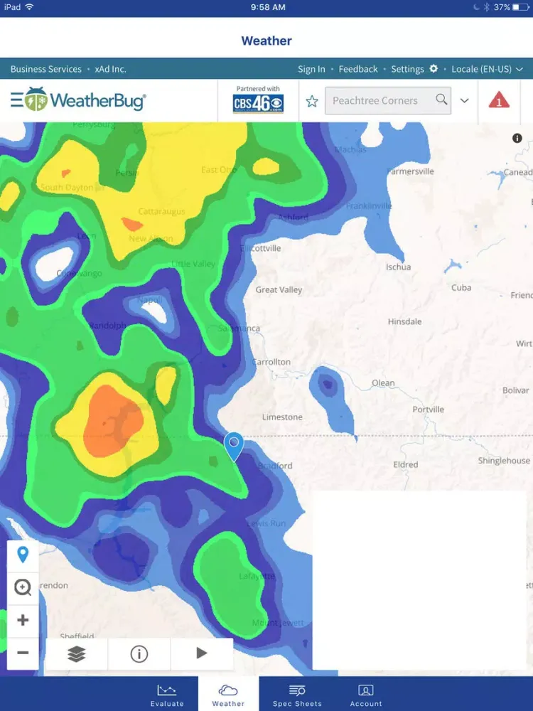 ภาพหน้าจอของ Evaluator Pro: Irrigation iPad 
