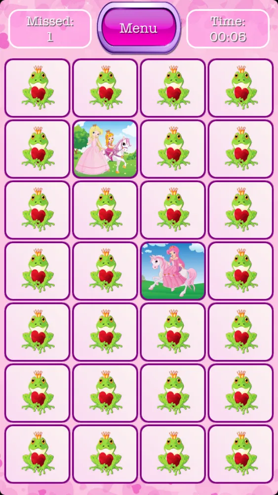 Princess Pony - Matching Memory Game for Kids And Toddlers who Love Princesses and Ponies应用截图