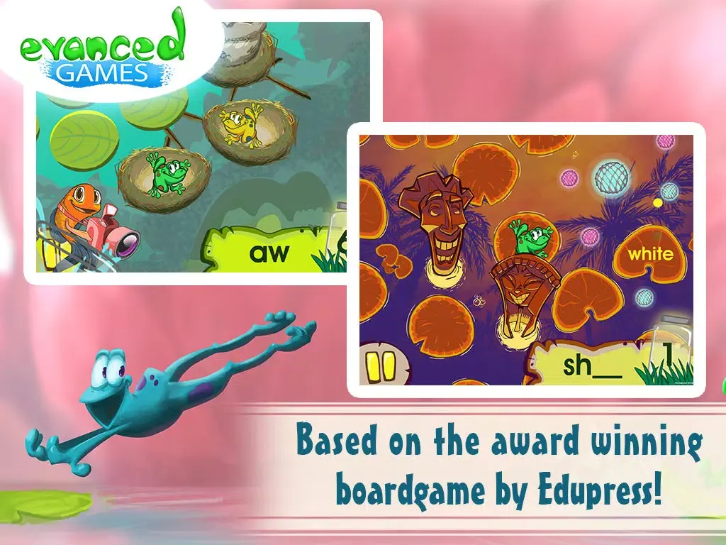 Tangkapan layar Froggy Phonics iPad 