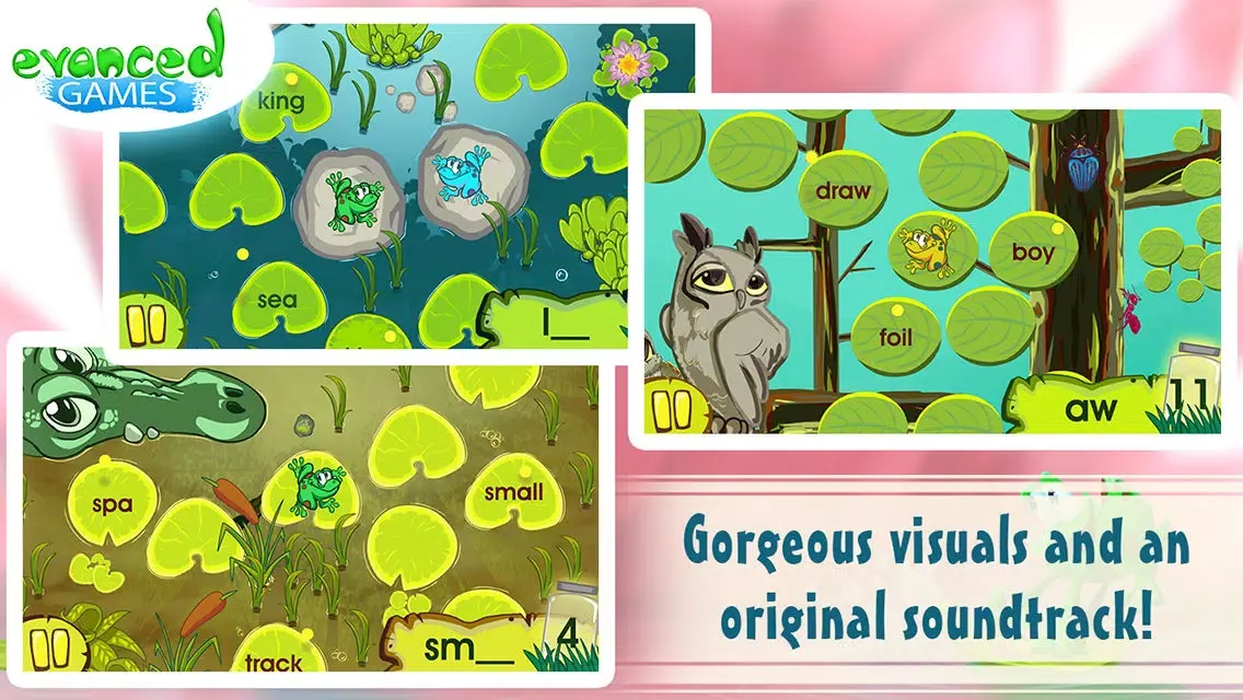 Tangkapan layar Froggy Phonics
