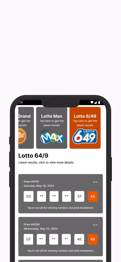 WCLC Lotto Screenshots