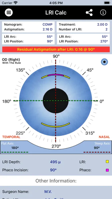 LRI Calc Ekran Görüntüleri