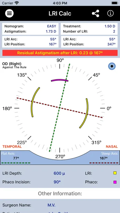 LRI Calc Ekran Görüntüleri