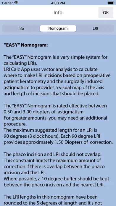 LRI Calc Ekran Görüntüleri