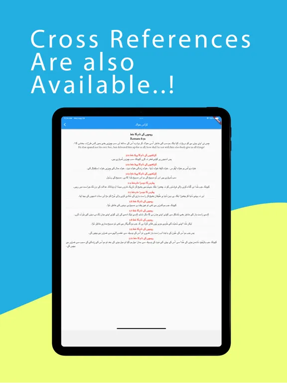ภาพหน้าจอของ Audio Urdu Bible iPad 