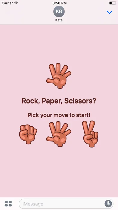 ภาพหน้าจอของ iRock iPaper iScissors