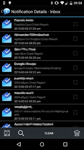 ภาพหน้าจอของ Notification History Pro