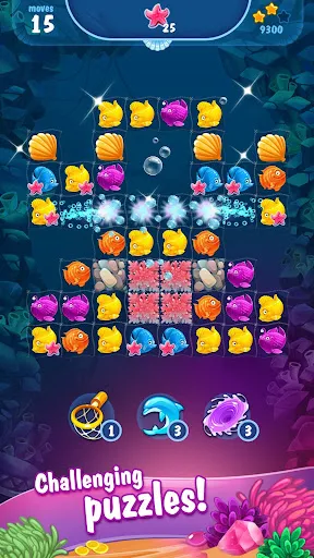 Captures d'écran de Mermaid - treasure match-3
