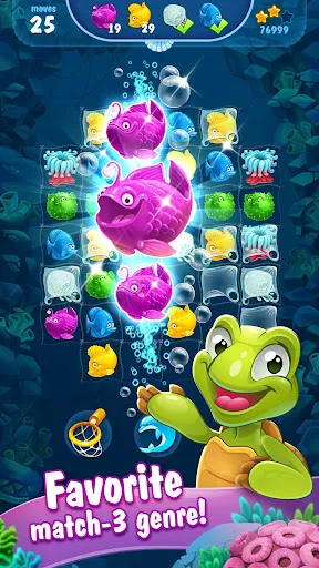 Captures d'écran de Mermaid - treasure match-3