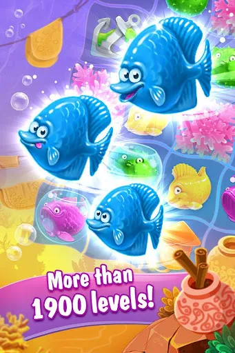 Captures d'écran de Mermaid - treasure match-3