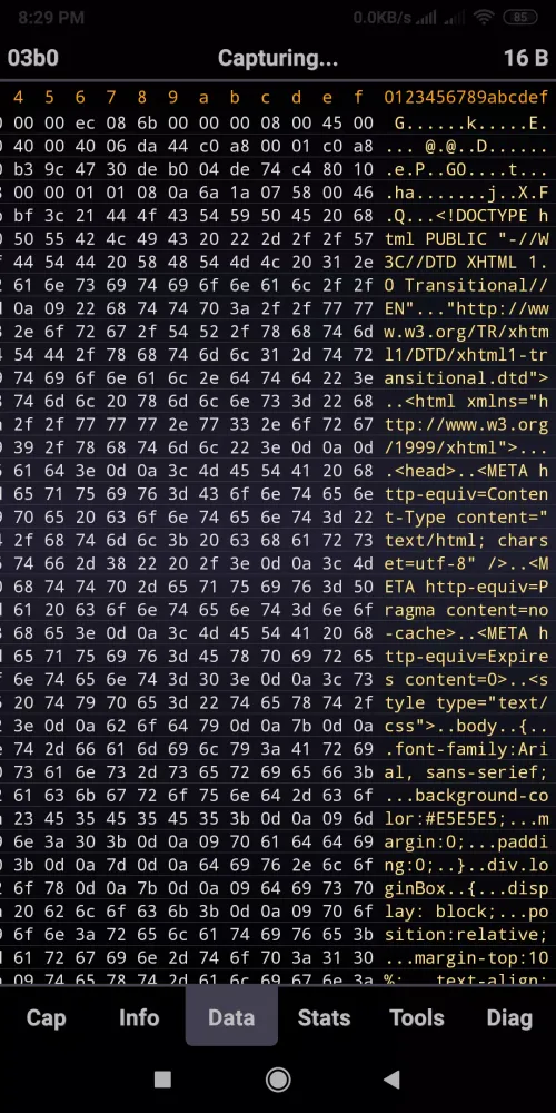 Wicap Screenshots